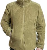 Чоловіча флісова кофта Windproof, койот, S, арт: 42341