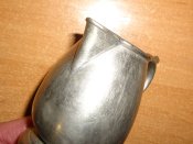 Сливочник металлический, клеймо D.R.P.