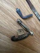 Запчастини ручки шпаги придворних чинів РІ зразка 1855року