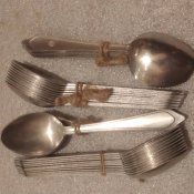 Ложка алюминиевая СССР новая