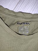 Diesel футболка олива 100%cotton / розмір S