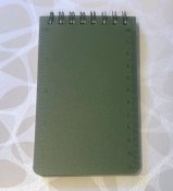 Тактичний всепогодний вологозахищений блокнот нотатник - Army Green