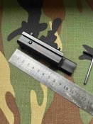 Перехідник 11-21 мм з ластівчиного хвоста на пікатіні