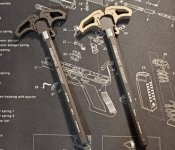 Рукоятка взведения, рычаг взвода Armaspec Victory для AR15. Песочные. Оригинал