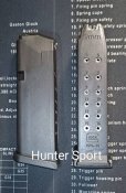 Магазин Glock 19, на 15 патронов, 9 мм (9х19)...