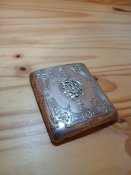 3А#3 Портсигар посрібленний старовинний виробництва Франціі