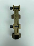 Моноблок для кріплення оптики 25/30 mm, койот, арт: 42378