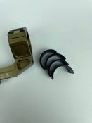 Моноблок для кріплення оптики 25/30 mm, койот, арт: 42378