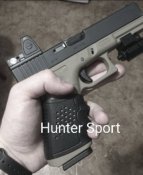 Резиновая , универсальная накладка для ПМ, Форт, Glock и т.д
