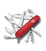 Ніж кишеньковий Victorinox Huntsman - red,  чохлом шкіряним