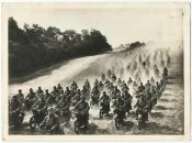 BRITISH ARMY REAL PHOTO BRITAINS MOTOR CYCLE ARMY EAST AFRICAN CAMPAIGN.JPG