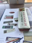 Жерстяна коробка з олівцями (12шт) A.W. Faber Castell .