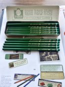 Жерстяна коробка з олівцями (12шт) A.W. Faber Castell .