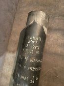 Рідкісна пластикова гільза 122 мм. 2024р.