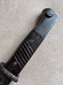 Штык k98. Парник. 1939 г. E.u.F. Hörster