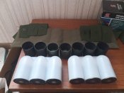 Відпрацьовані гільзи від 40 мм гранат MK19