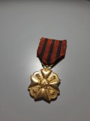Бельгія.  Медаль За цивільні заслуги 1 степінь