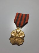 Бельгія.  Медаль За цивільні заслуги 1 степінь
