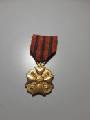 Бельгія.  Медаль За цивільні заслуги 1 степінь