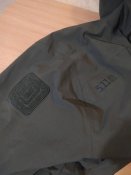 Тактическая водонепроницаемая куртка 5.11 Aurora Shell Jacket, olive. Р-р Medium.