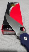 Spyderco Military 2 Dark Blue G-10 S110V