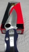 Spyderco Military 2 Dark Blue G-10 S110V