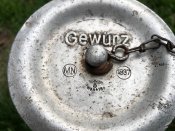 Тубус GEWURZ под специи полевая кухня Вермахт. 3Рейх клейма 1937.