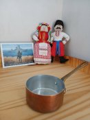 3В#1 Сотейник старовинний мідний новий виробництва Франціі