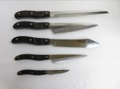 Винтажный набор кухнных ножей Ekco Arrowhead USA