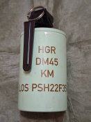 Немецкая дымовая граната DM45 KM