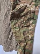 Негорючая боевая рубашка армии США Massif Advanced ¼ Zip Combat Shirt Multicam Large L (1 шт.)
