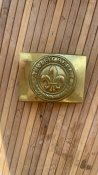 Не часта німецька пряжка Allzeit Bereit в латуні
