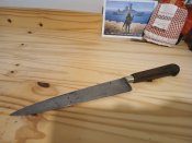 3В#6 Ніж старовинний з тавром виробництва Франціі тм Sabatier France