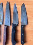 Набор из 5 кухонных ножей привезенных из Японии.