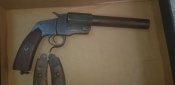 Ракетниця Hebel model 1894. Сигнальний пістолет Хебель. Ракетница Hebel
