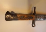 Штык нож обр. 1891 г. к итальянской винтовке Маннлихер-Каркано производства Fabbrica d’Armi di Terni