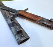 Штык нож обр. 1891 г. к итальянской винтовке Маннлихер-Каркано производства Fabbrica d’Armi di Terni