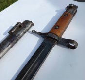 Штык нож обр. 1891 г. к итальянской винтовке Маннлихер-Каркано производства Fabbrica d’Armi di Terni
