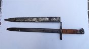 Штык нож обр. 1891 г. к итальянской винтовке Маннлихер-Каркано производства Fabbrica d’Armi di Terni