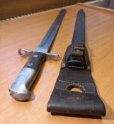95 річний 24-х дюйм. саперний (Pioneer) штик-ніж M1914 (Sägebajonett Mod. 1914), 1930 р., Швейцарія