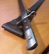 95 річний 24-х дюйм. саперний (Pioneer) штик-ніж M1914 (Sägebajonett Mod. 1914), 1930 р., Швейцарія