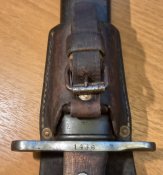95 річний 24-х дюйм. саперний (Pioneer) штик-ніж M1914 (Sägebajonett Mod. 1914), 1930 р., Швейцарія
