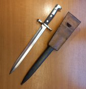 Оригинальный Штык-нож обр. 1918 г., производства Elsener Schwyz Victoria, Швейцария.