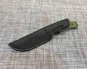 Ніж мисливський,туристичний Columbia 011A Бульдог Фултанг олива з нейлоновими піхвами
