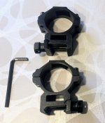 Кільца на Picatinny під 30 mm