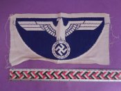 Орел нагрудный, Kriegsmarine. На спортивную одежду.