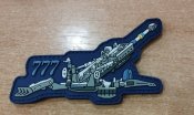 Morale patch PVC 777 UA, color, 10*6cm,...