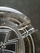 пепельница с железным крестом 1939г (большая кабинетная сигареты и сигары)