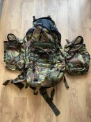 Рюкзак експедиційний Lowe Alpine 80L (60+20), з бічними кишенями. Woodland NL, оригінал (Голландія)