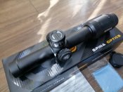 Новий приціл компакт Spina Optics LPVO 1.2-6x24IR 1/2 Mil-Dot. Загонник.